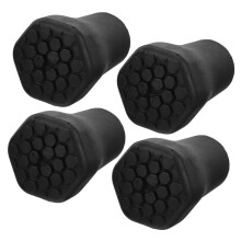 4pcs Trekking Poles Tips Replacement Feet for Hiking Sticks and Walking Poles Extends Service Sinking Soft Ground