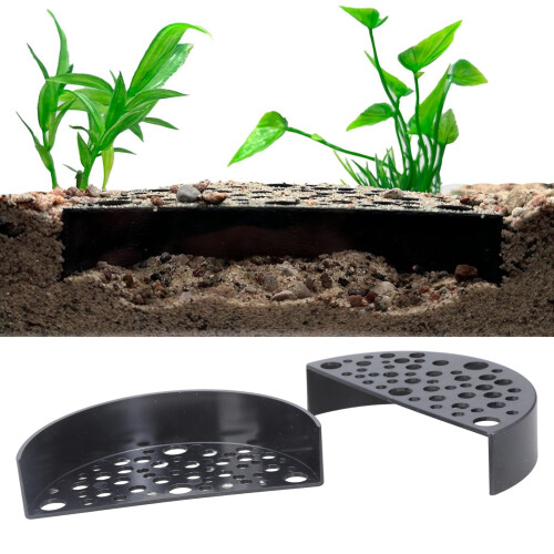 Artificial Hideouts for Beautify Aquarium Landscaping-brown 2