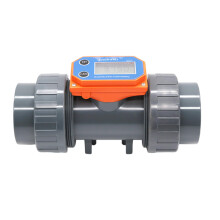 Large Flows Capacity Digital Flowmeter with Clear Display for Swimming Pool Water Treatments Accurate Liquid Measurement Large Flows Measurement Dn50