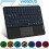 Ultra-Slim Bluetooth Keyboard with Touchpad, Backlit for iOS Android Windows Devices, Portable & Rechargeable (Black) 2