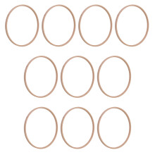 10 stuks Ronde Craft Hoepel Ringen Houten Hoepel Krans Hoepel-L