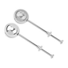 2pcs Stainless Steel Telescopic Handle Teas Infuser and Baking