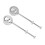 2pcs Stainless Steel Telescopic Handle Teas Infuser and Baking 1