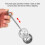 2pcs Stainless Steel Telescopic Handle Teas Infuser and Baking 4