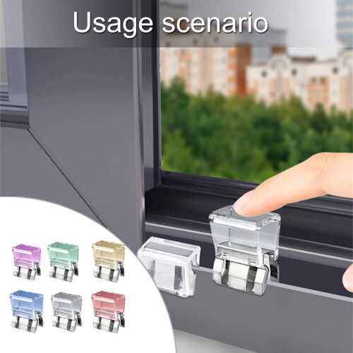 Multipurpose Plastic Trousers Clip  Keep-Transparent  Powder 1