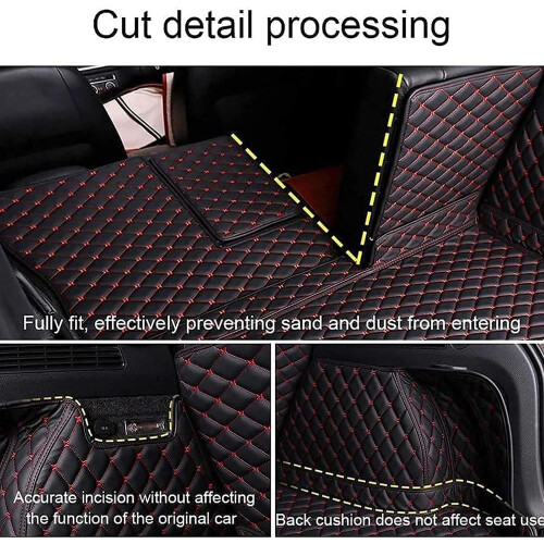 Car Cargo Liners for GLC X253 2017 Full Coverage Leather Rear Trunk Protector Boot Mats Liner Pad Durable Interior B(B) B Normal 2