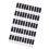 Pack of 50 1ml Glass Perfume Atomizer Bottles-Black spray head 1