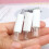 Pack of 50 1ml Glass Perfume Atomizer Bottles-Black spray head 7