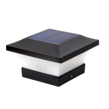 Solar-Kappenleuchte mit einfacher Installation für Flur, Tor und Garten, robustes ABS-Kunststoff, 80-100 Lumen Außenbeleuchtung