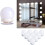 Hollywood Makeup Mirror with Adjustable Brightness, Smart Memory Function for Desktop and Wall Installation, Detachable Magnifying Mirror, 3 Color Mod 1