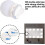 Hollywood Makeup Mirror with Adjustable Brightness, Smart Memory Function for Desktop and Wall Installation, Detachable Magnifying Mirror, 3 Color Mod 2