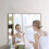 Hollywood Makeup Mirror with Adjustable Brightness, Smart Memory Function for Desktop and Wall Installation, Detachable Magnifying Mirror, 3 Color Mod 6