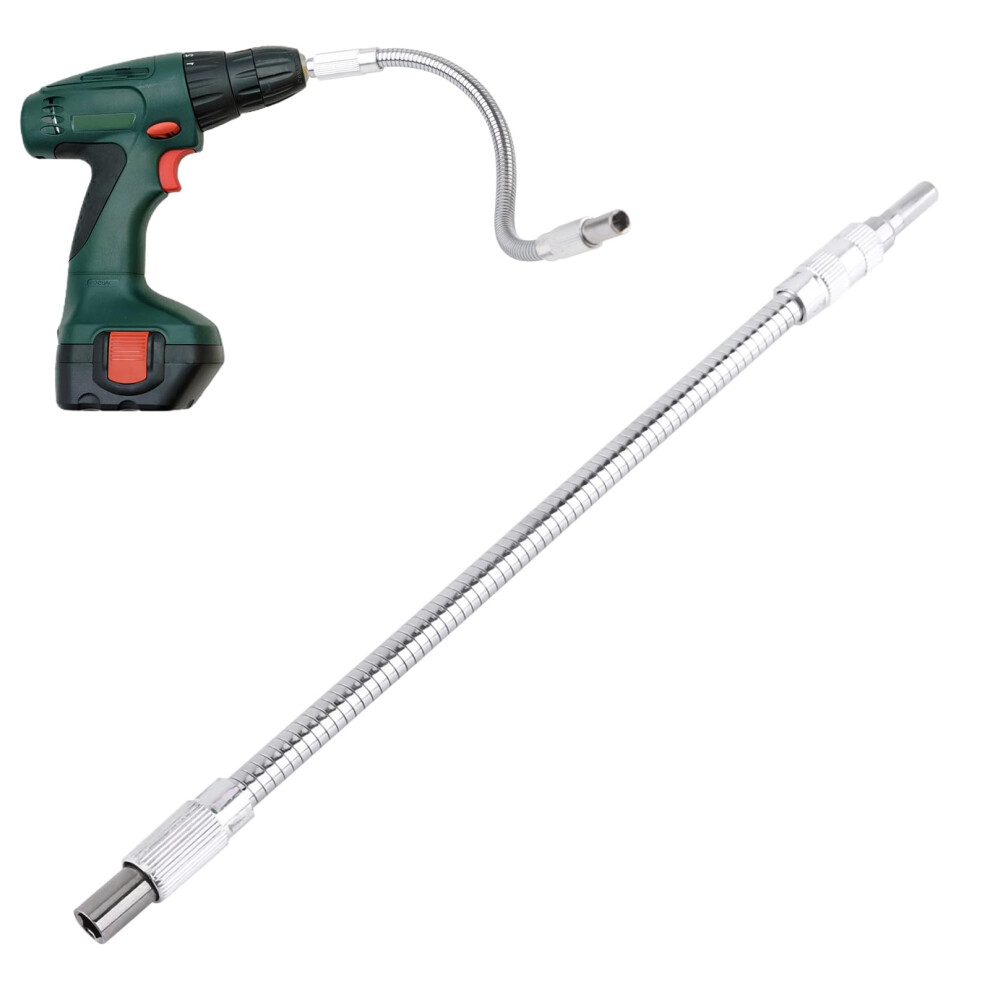Flexible Drill Bit Extension, 1/4' Flexible Extension, Shaft Extension For Screwdriver (300Mm) 9119770919243