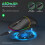 Mouse wireless con batteria ricaricabile e luce LED pulsante per laptop, PC e Mac. 4