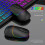 Mouse wireless con batteria ricaricabile e luce LED pulsante per laptop, PC e Mac. 3