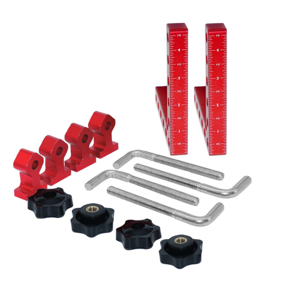 6 Pieces Aluminum Alloy 90 Degree Positioning Square Right Angle Clamps For Woodworking And Carpentry Projects 9119770920027