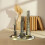 Shanghai Orientals Pearls Tower Architecture Model-Gold 20cm 6