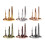 Shanghai Orientals Pearls Tower Architecture Model-Gold 20cm 3