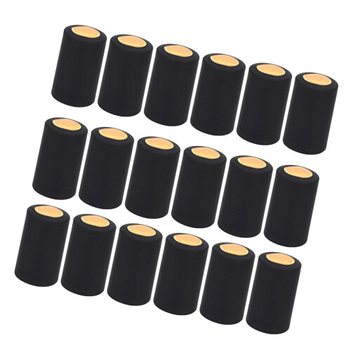 Heat Application Shrink Cap for Wine Bottles Quick Secure-Black