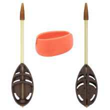 Fishing Bait Holder, Metal Inline Feeder, HeavyDuty Carp Bait Rack, Portable Inline Method Feeder, 30 G Capacity