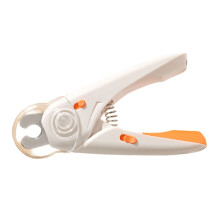 Cats Nail Trimmer Tool with LED Light Trimming-orange1 white