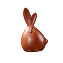 Année des thés de lapin Emblème pour animaux de-boue rouge