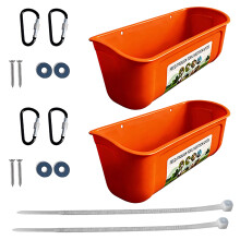 Practical Poultry Feeders 2PCS Food Water Bowl for Easy Assembly