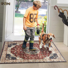 (40 X 60 cm (1 ft 3 in x 1 ft 9 in)_Small Mat, Viva) Extra Large Rugs Printed Carpets Runner Rug & Door Mats