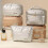 Tragbare wasserabweisende Kulturtasche,-Silberne Clutch 7