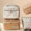 Tragbare wasserabweisende Kulturtasche,-Silberne Clutch 6