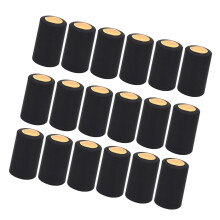 Lot de 100 films thermorétractables en PVC durable pour-Noir