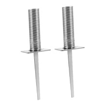2Pcs Soccer Corner Flag Spike Durable Ground Nail Holder for Agility Training Stable Base for Flagpole for Football Practice Any Surface