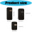 MultiFunctional Visible Dustproof Bag Garment Bag-Black 60x90cm 3