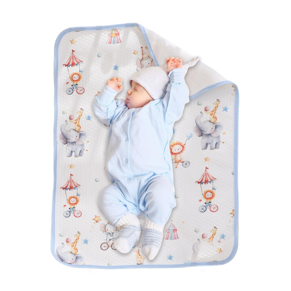 Waterproof Crib Mattress Protector, Washable Bassinet Pad, LeakProof Crib Protector, Bedwetting and Potty Training