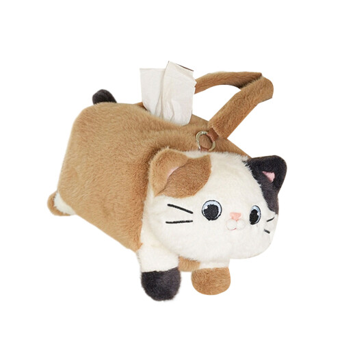 Distributeur de mouchoirs multifonction en peluche pour-3