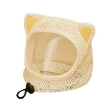 Couvre-tête respirant en forme d'oreille de chat, ceinture-S
