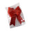 Ornement scintillant de nœud papillon en Polyester-Rouge 1