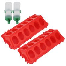 2er-Set Flip-Top-Wasserspender für Küken und