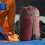 Compression Sack  Storage Sack Bag For Travel, Camping Dark Red 4