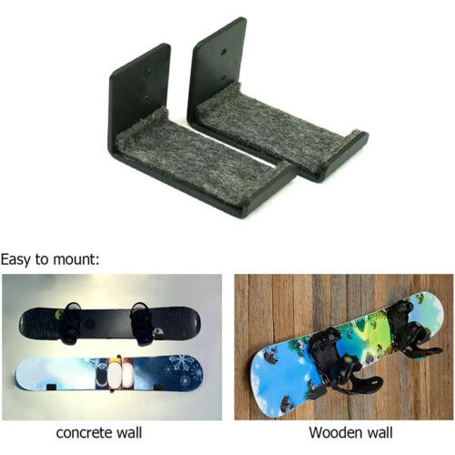 Surfboard Display Rack Wall Mount Hanger Snowboard Bracket And Hook Surfboard And Snowboard Mount 1