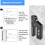 Handheld Metal Voltage Detector, Cable Pipe Wire Detection, Pipeline Wiring Detector 75 Ref: 1895 4