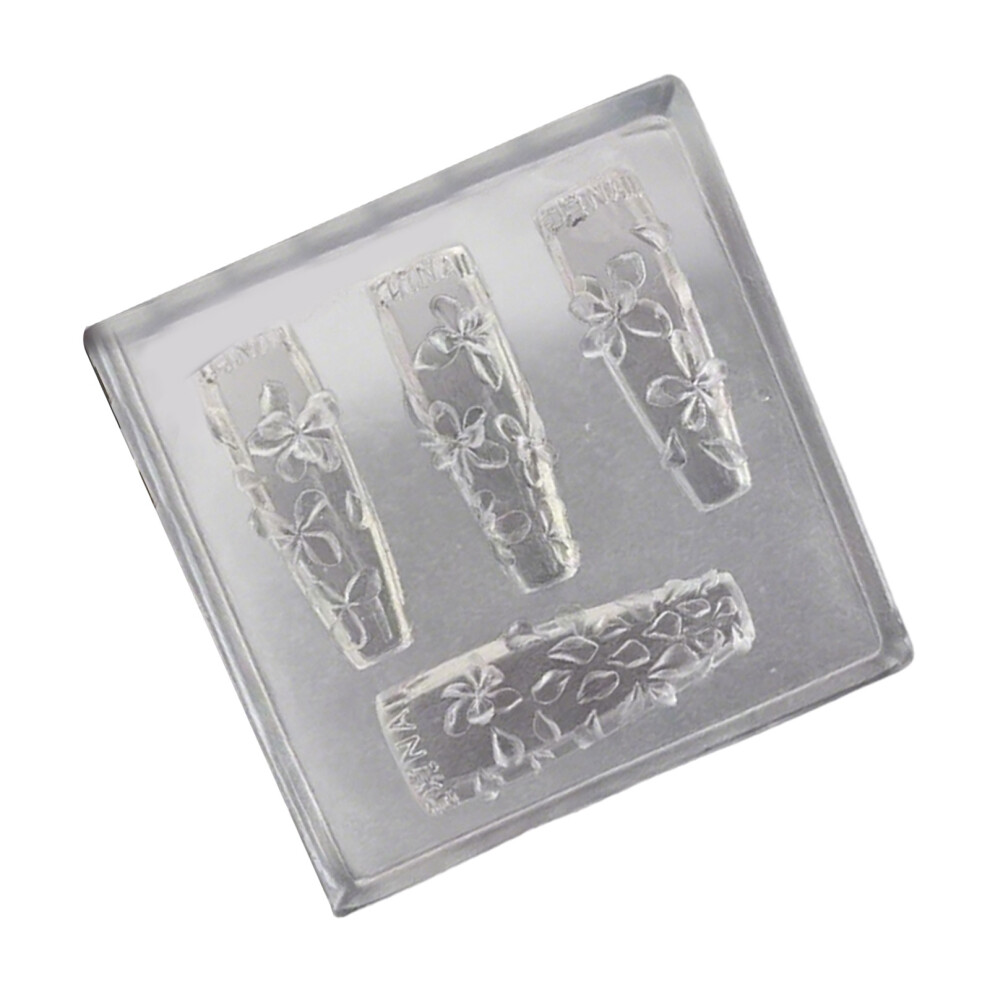 Silicone Nail Art Molds Unique Embossed Nail-Style 2