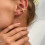 Contemporary Oversized Star Earrings Stylish Metallic Finish 2