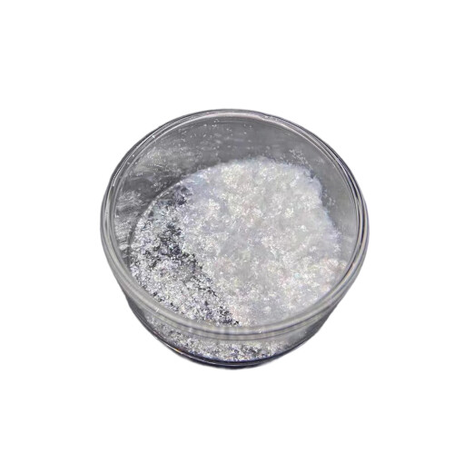 Nacreous Snowflake Glitter Powder 7g Compact-Glazed white