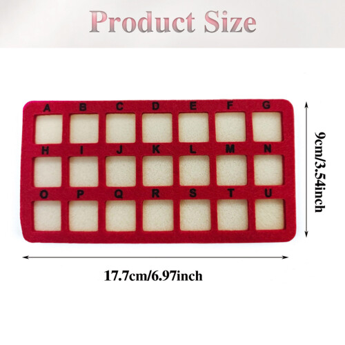 21 Grid Design Felt Work Mat Organizers Perfect for-Green 2