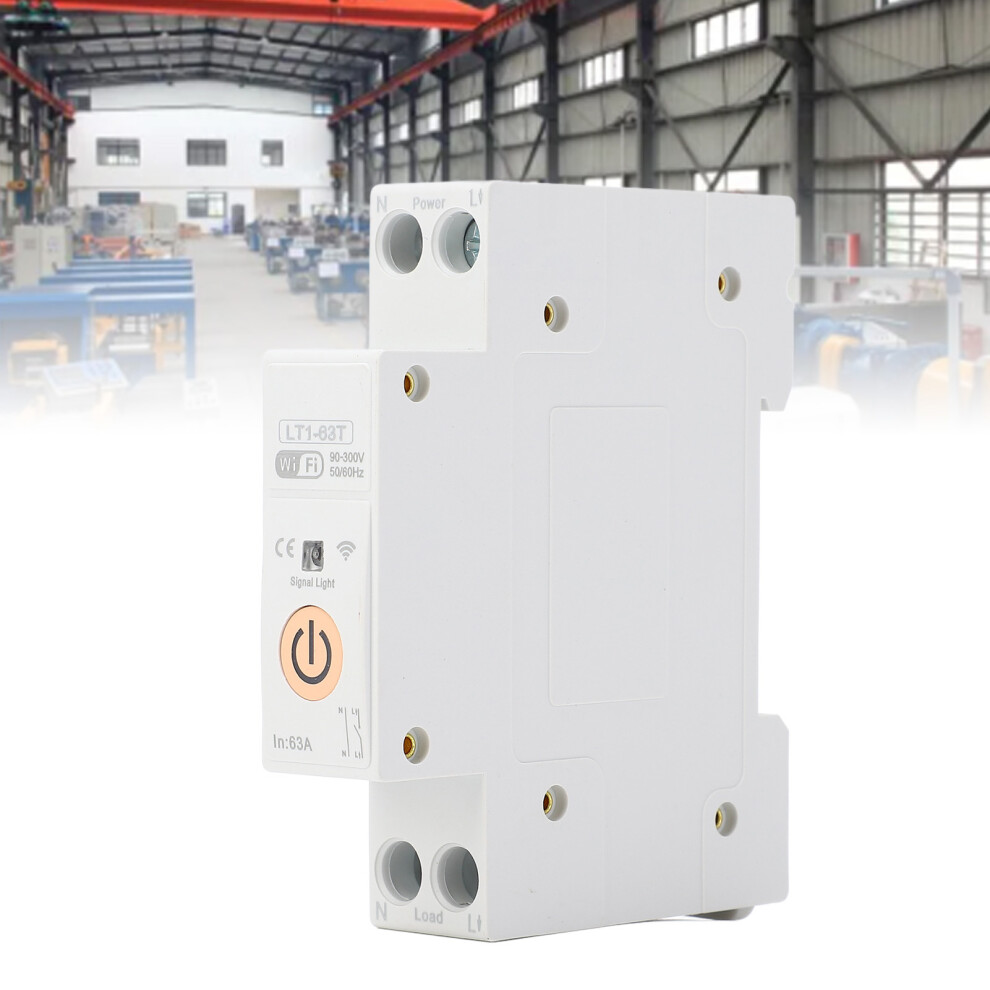 Wifi Smart Circuit Breaker 63A Din Rail, App & Voice Control 4921365421926