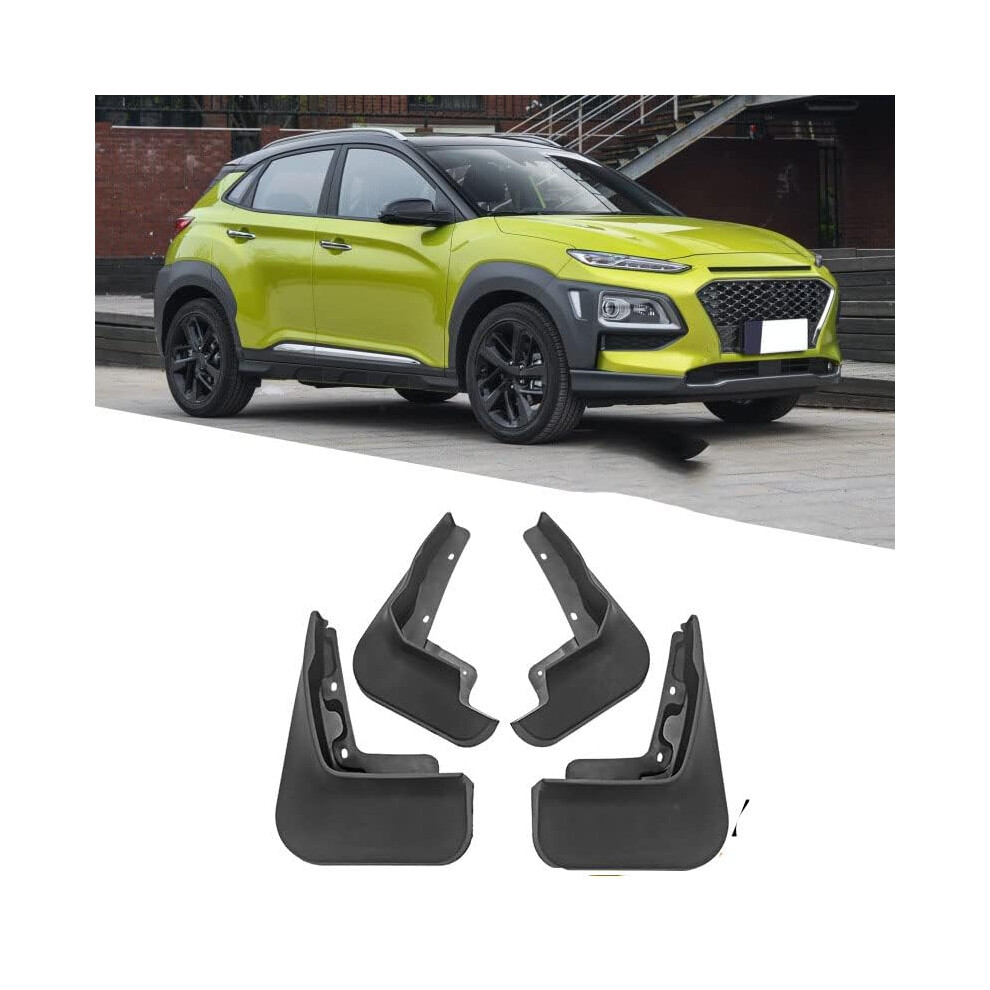Car Mud Flaps Fender Splash Guards For Hyundai Encino 20162021, No Drilling Waterproof Protection 9365049202138