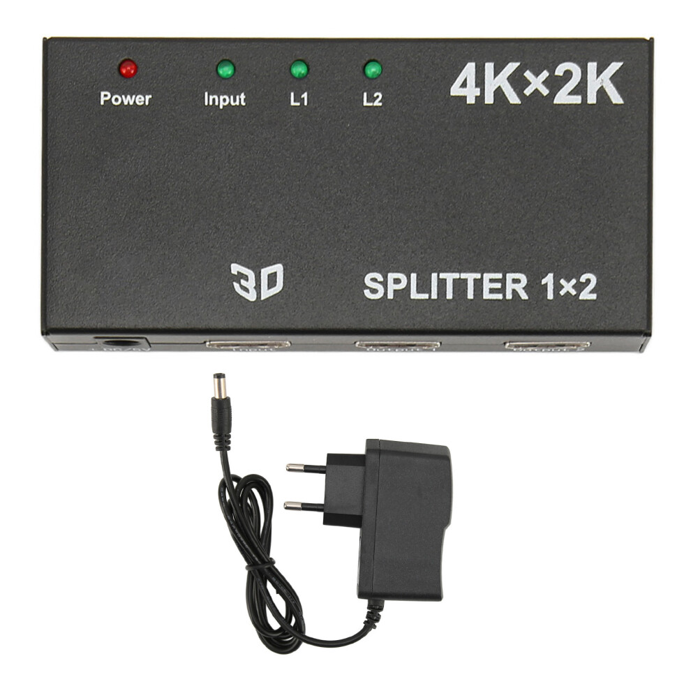 Audio Video Distributor 1X4 Hdmi Splitter Ender Compatibility Long Distance Transmission Duplicate Screen Compact Sturdy Design 4K 3D Hdcp Compliant 9420858975144