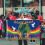 Weltfriedensflagge, Polyester, große Banner, 90 x 3