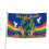 Weltfriedensflagge, Polyester, große Banner, 90 x 2